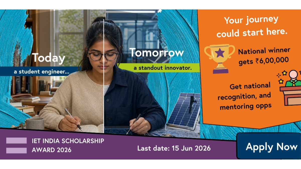 The IET India Scholarship Award Opens Applications for its 10th Edition; Prize Pool Doubled to Rs. 20 Lakhs