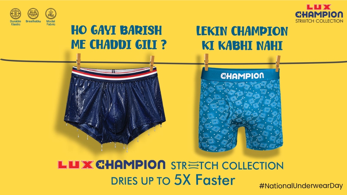 LUX Champion breaks away from the usual comfort conversation with a cheeky monsoon campaign