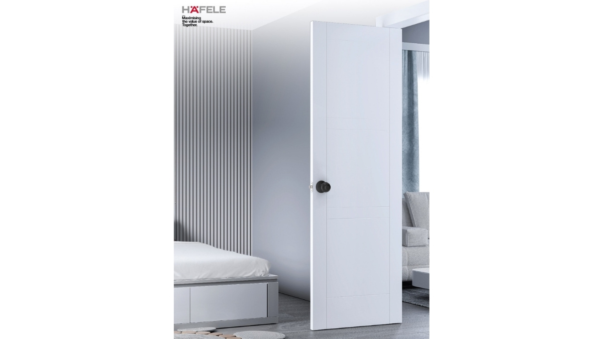 Hafele Stella Digital Knob Lock Combines Smart Technology with Minimalist Design